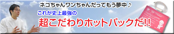 これが史上最強のこだわりホットパックだ!!