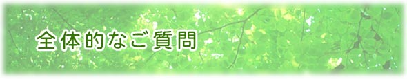 一般的なご質問